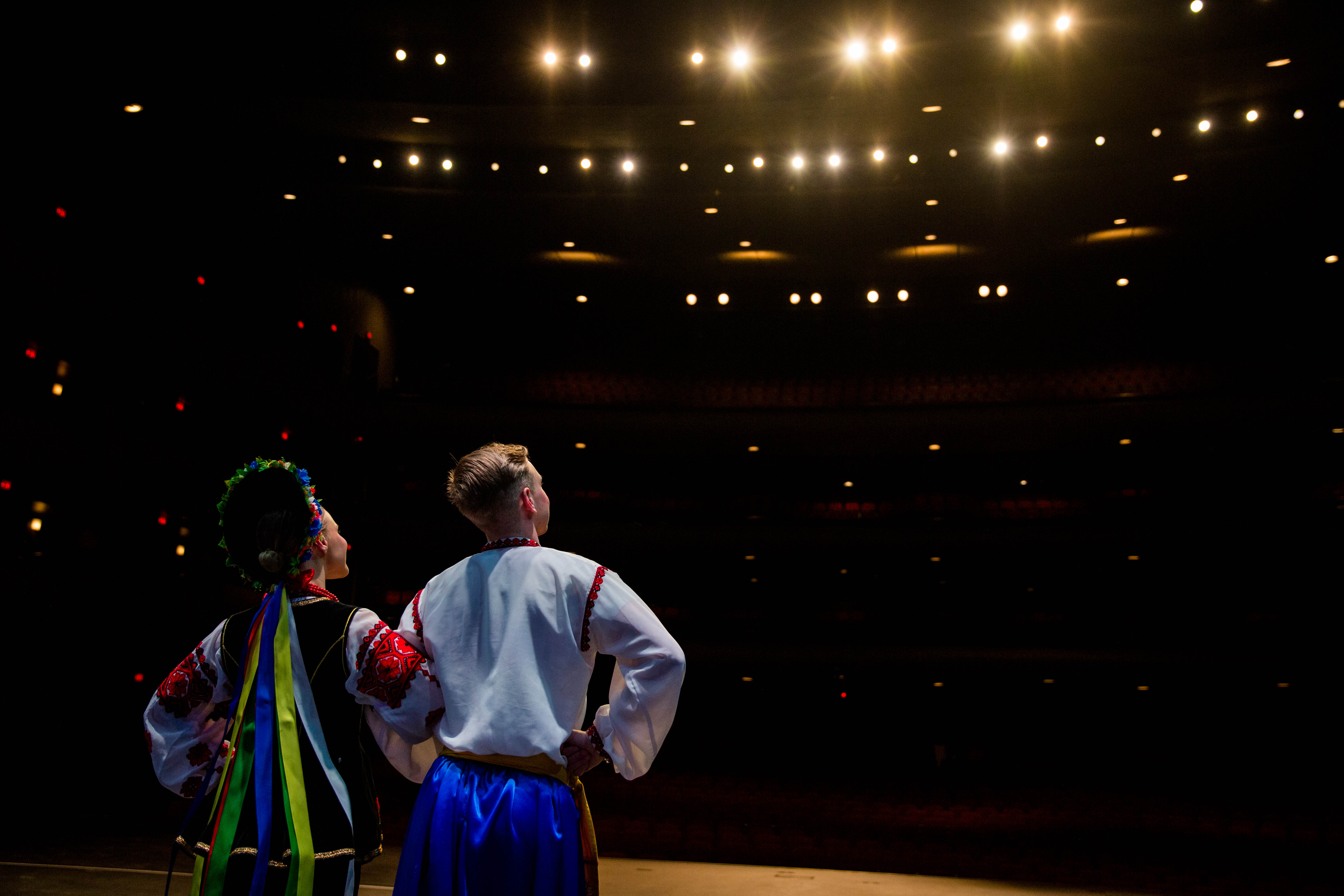 Yevshan Dancer Posing on Stage